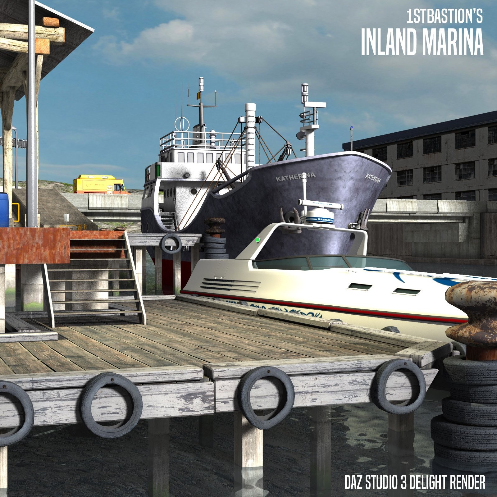 1stB InLand Marina iRay & 3DL by N/A