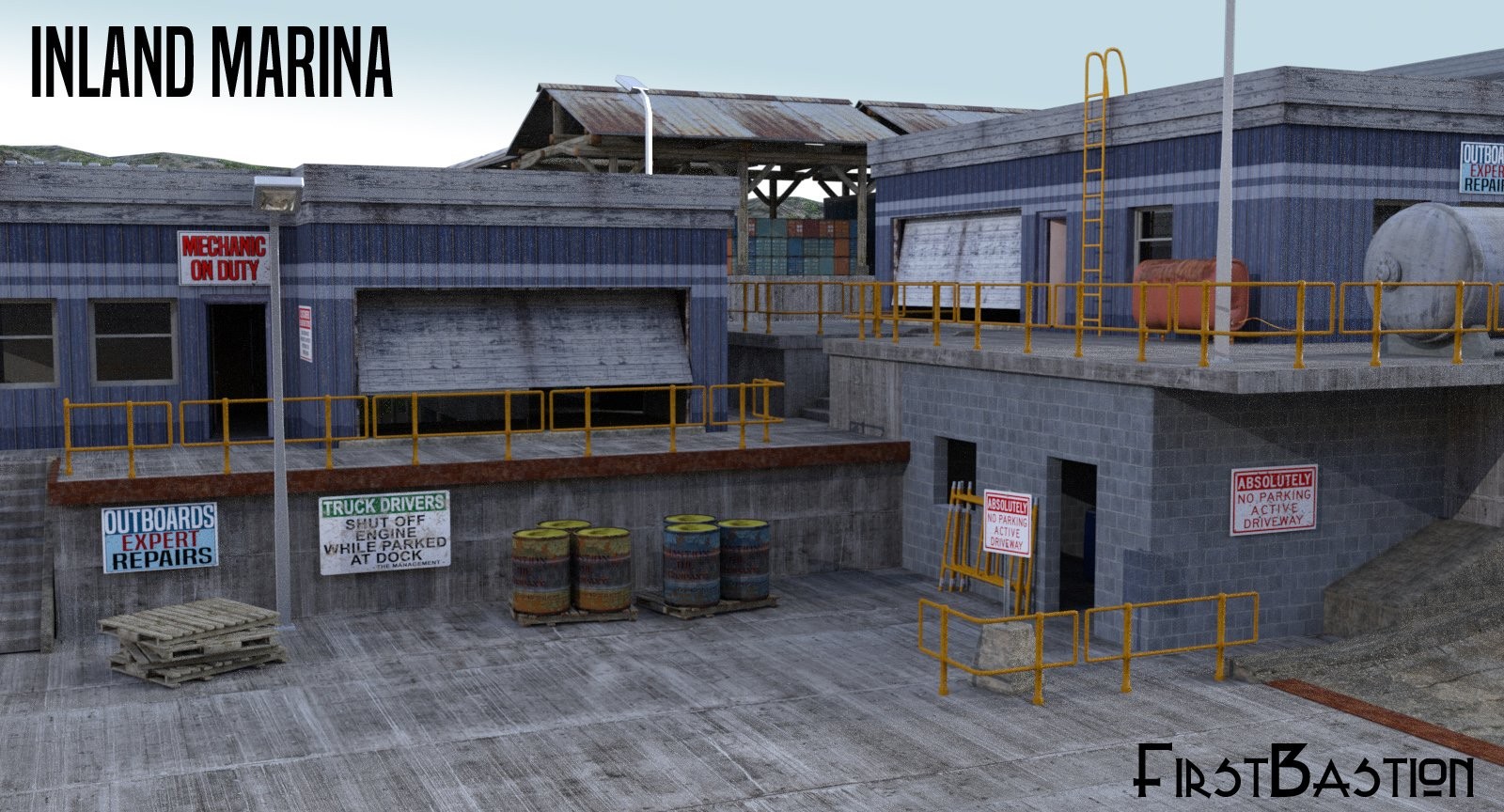 1stB InLand Marina iRay & 3DL by N/A