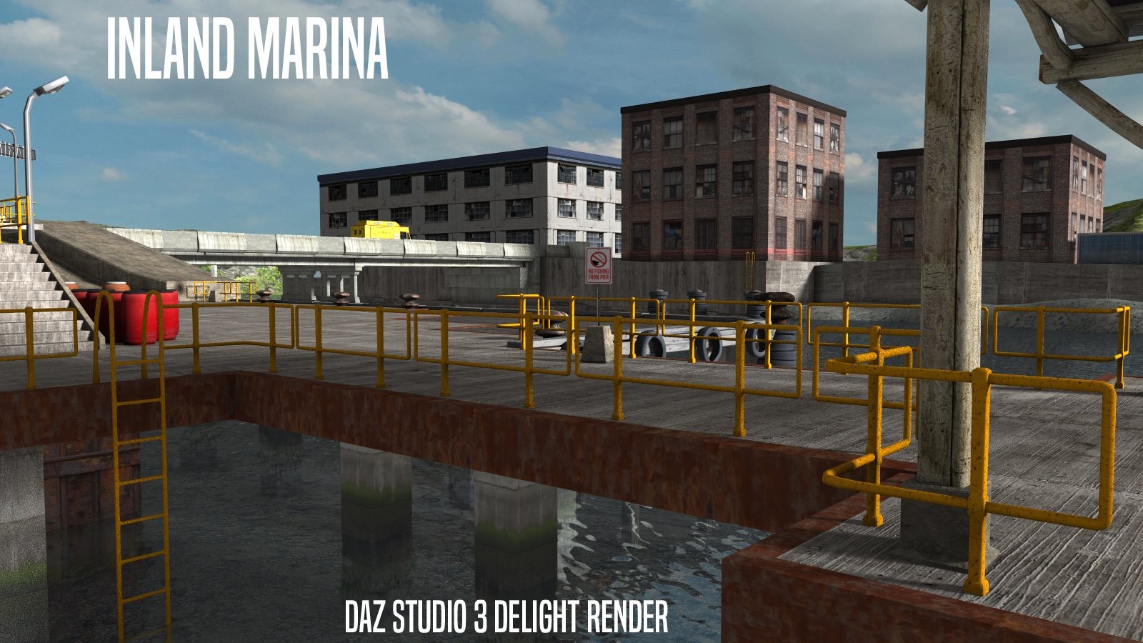 1stB InLand Marina iRay & 3DL by N/A