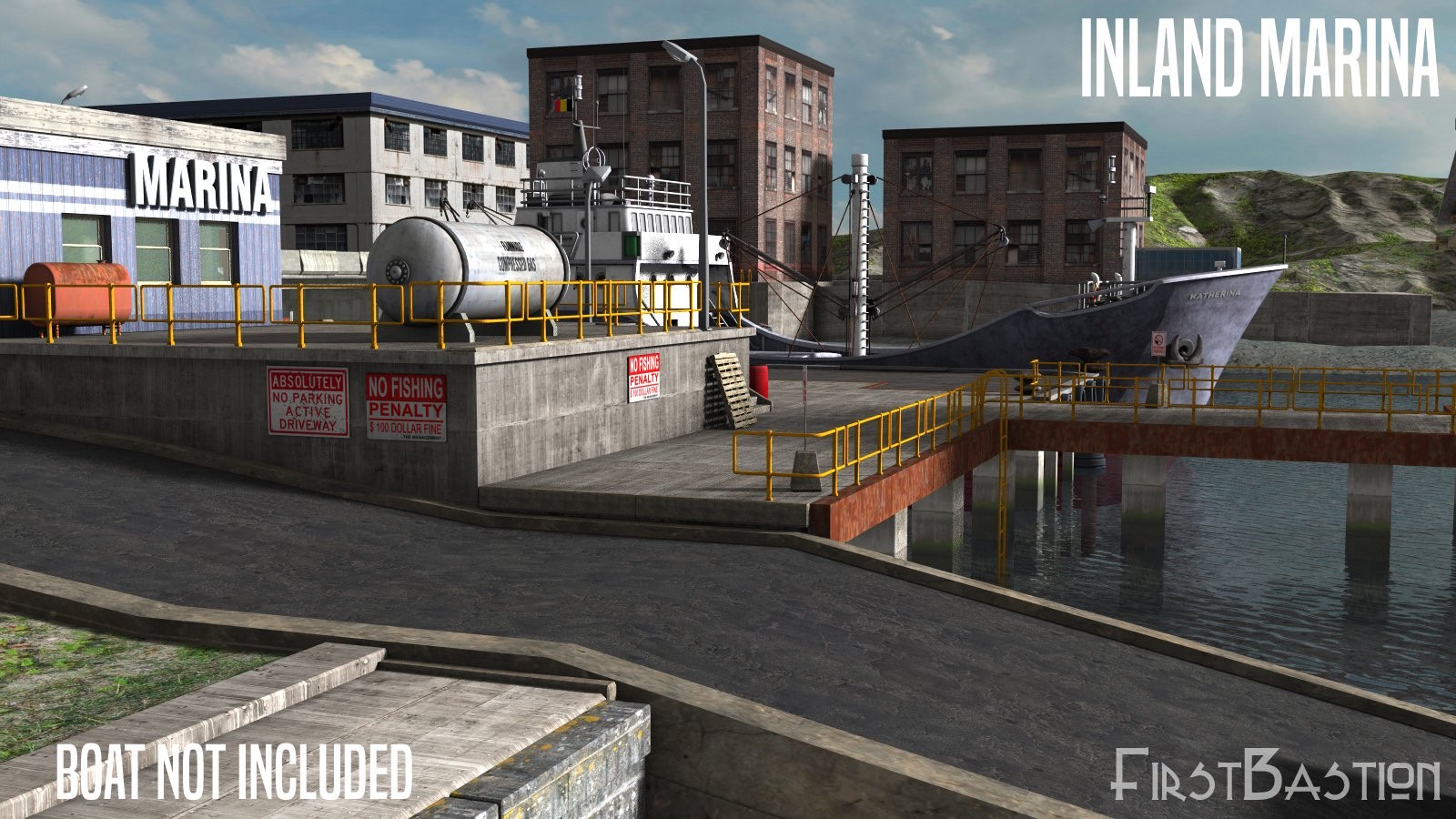 1stB InLand Marina iRay & 3DL by N/A