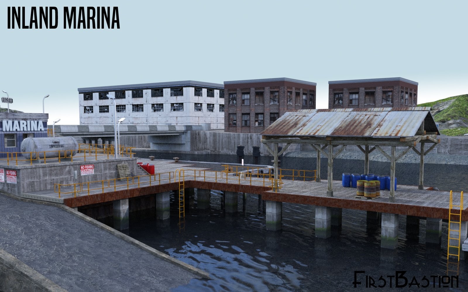 1stB InLand Marina iRay & 3DL by N/A