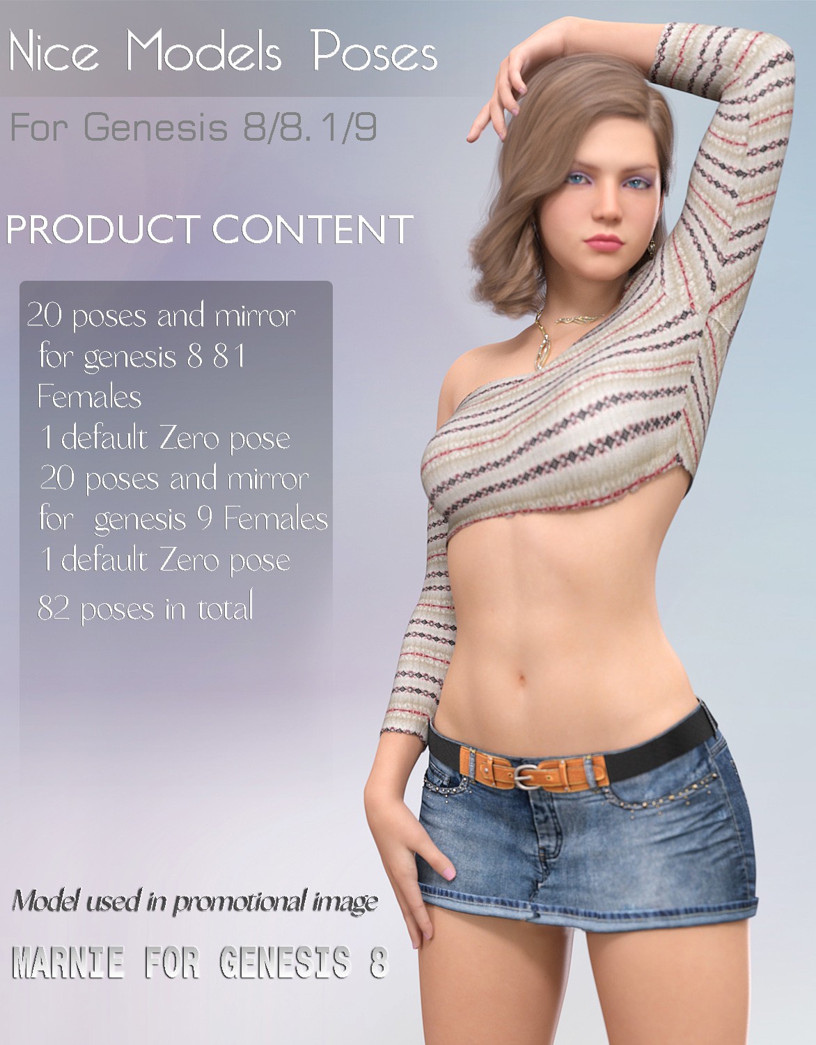 Nice Models - Poses For Genesis 8/8.1/9F by N/A