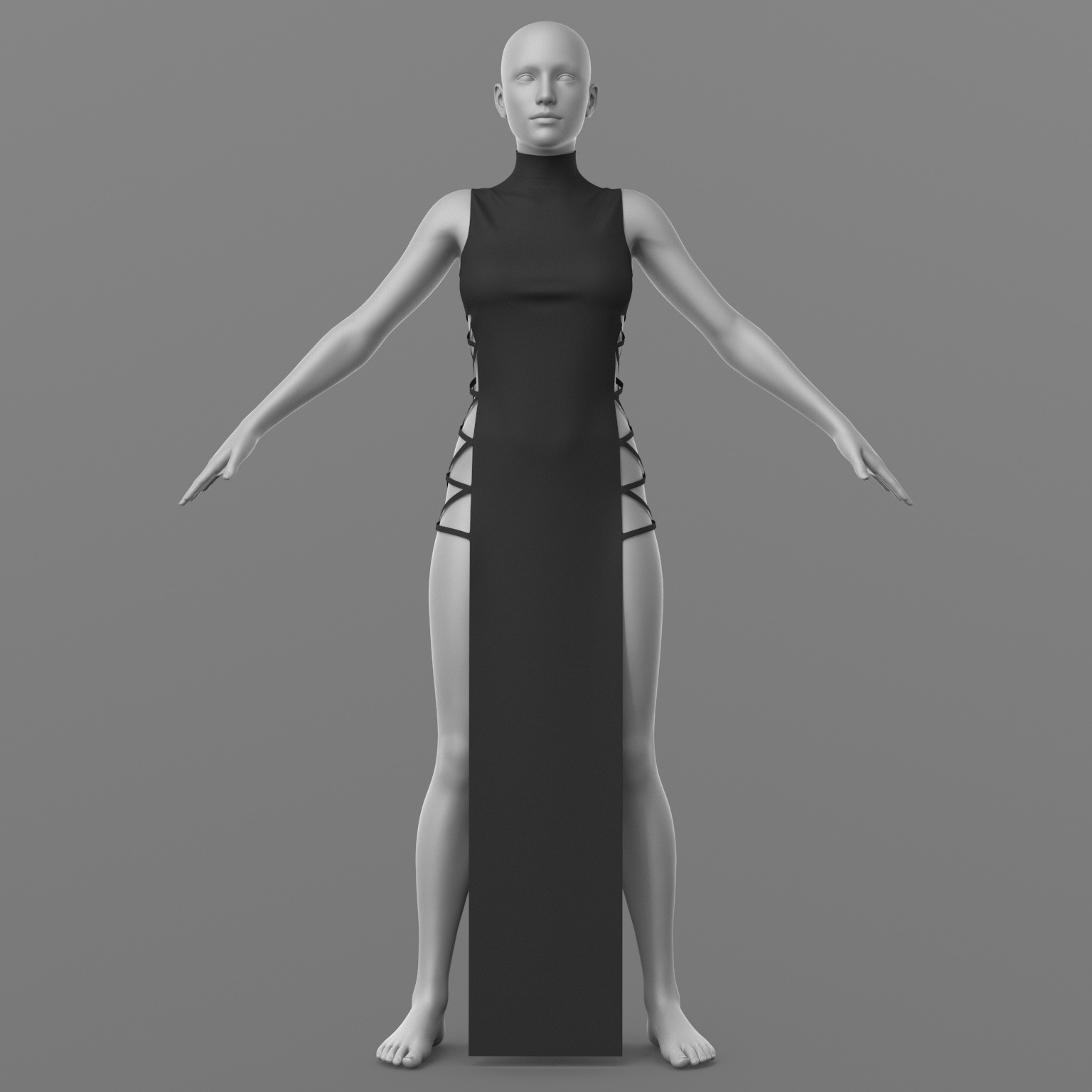 Dress Ribbons G8 Female by N/A