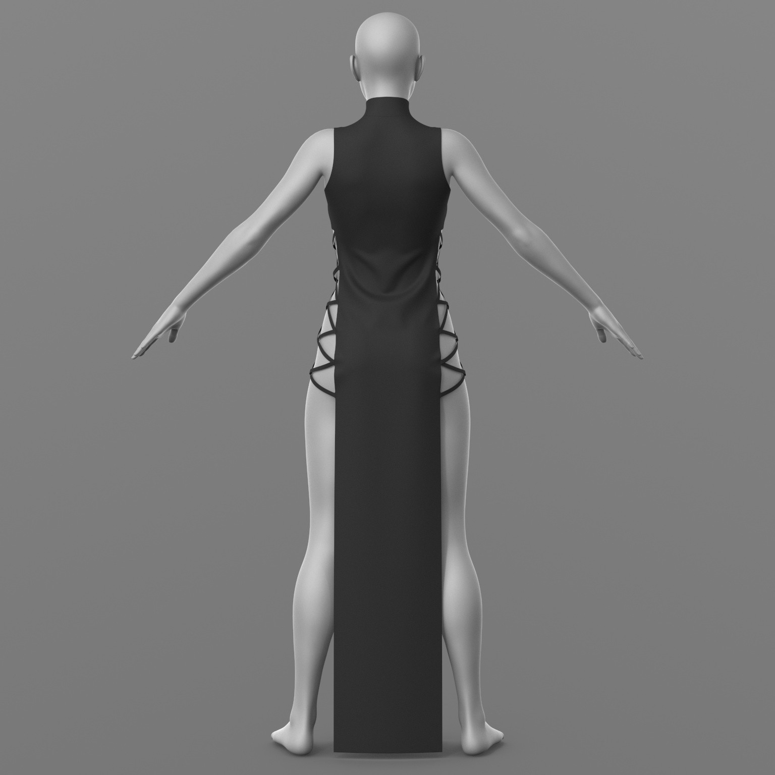 Dress Ribbons G8 Female by N/A