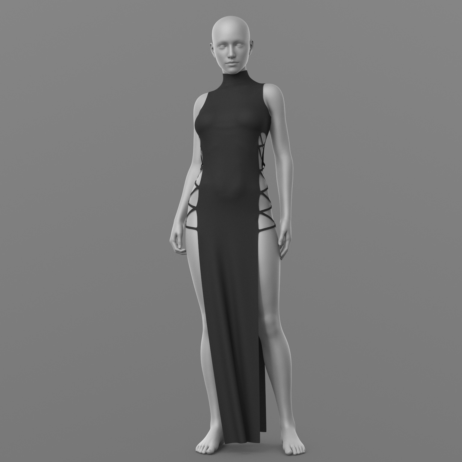 Dress Ribbons G8 Female by N/A