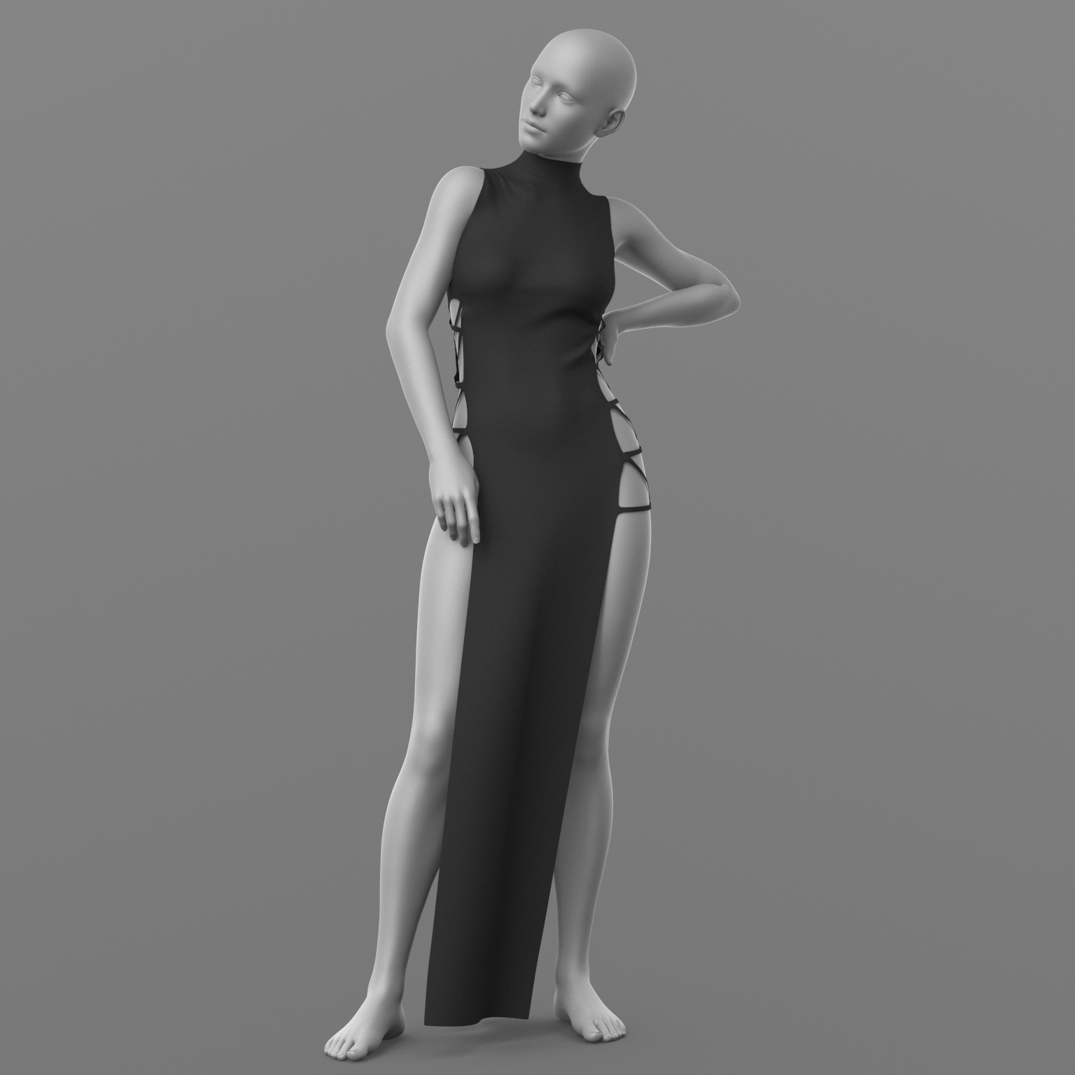 Dress Ribbons G8 Female by N/A
