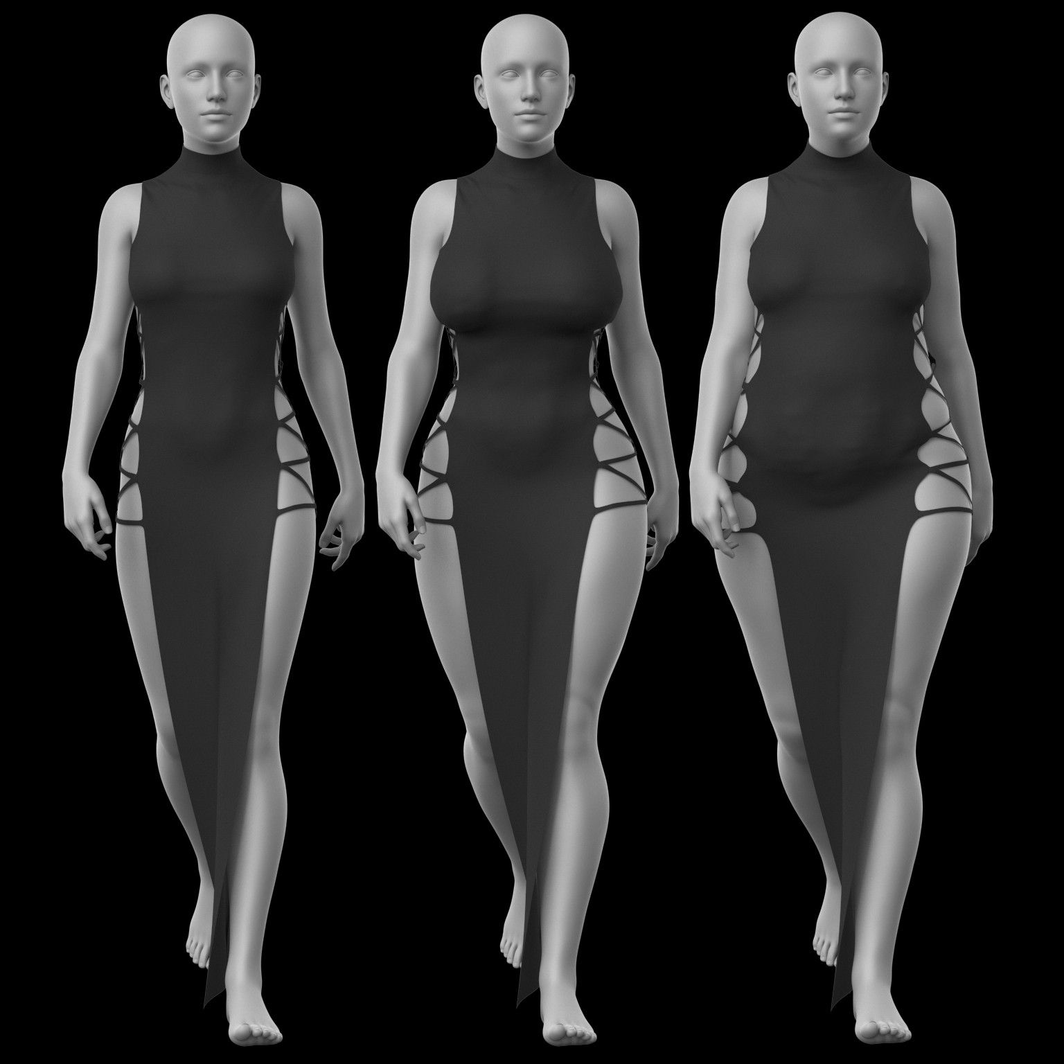 Dress Ribbons G8 Female by N/A