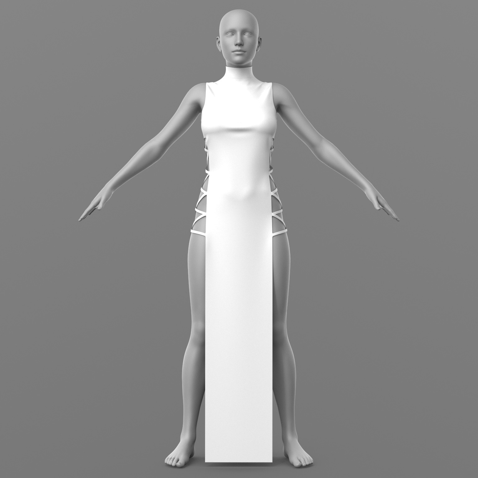 Dress Ribbons G8 Female by N/A