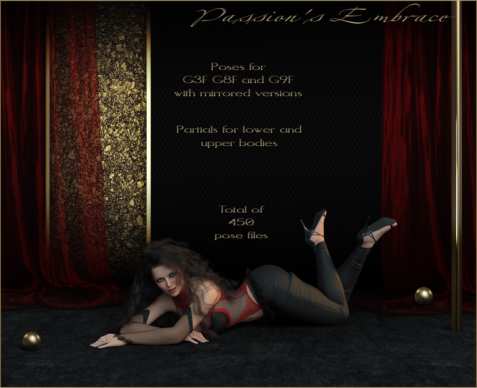Passion's Embrace - Poses for G9F-G8F-G3F by N/A