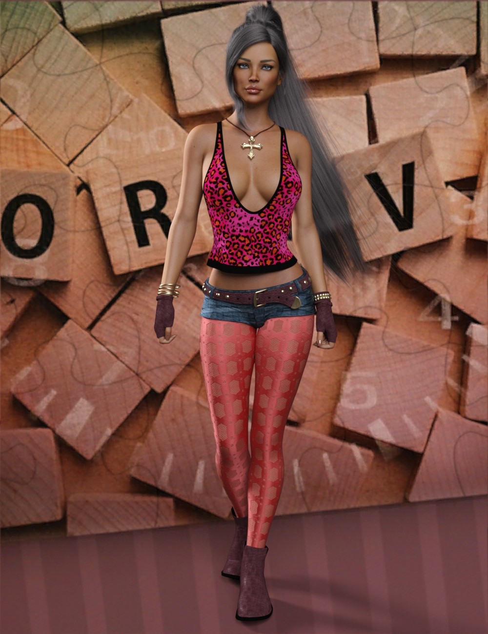 VERSUS - Exnem dForce Rockstar for Genesis 8 Female by N/A