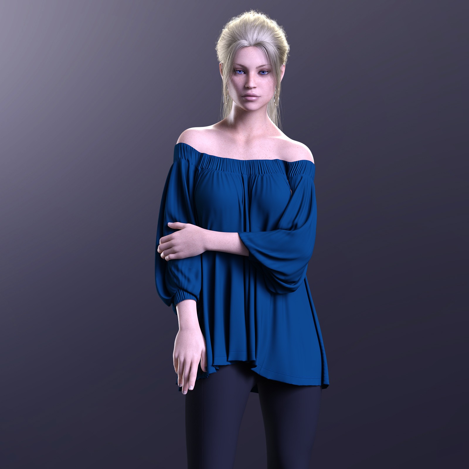 MbM Breezy Fall Outfit for Genesis 8 Female by N/A