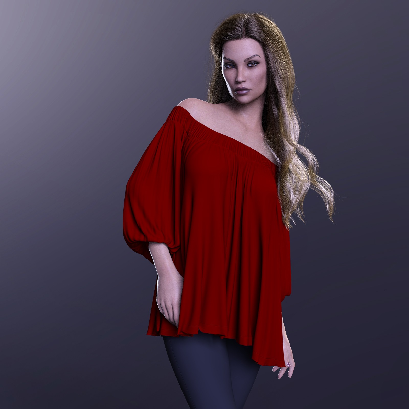 MbM Breezy Fall Outfit for Genesis 8 Female by N/A