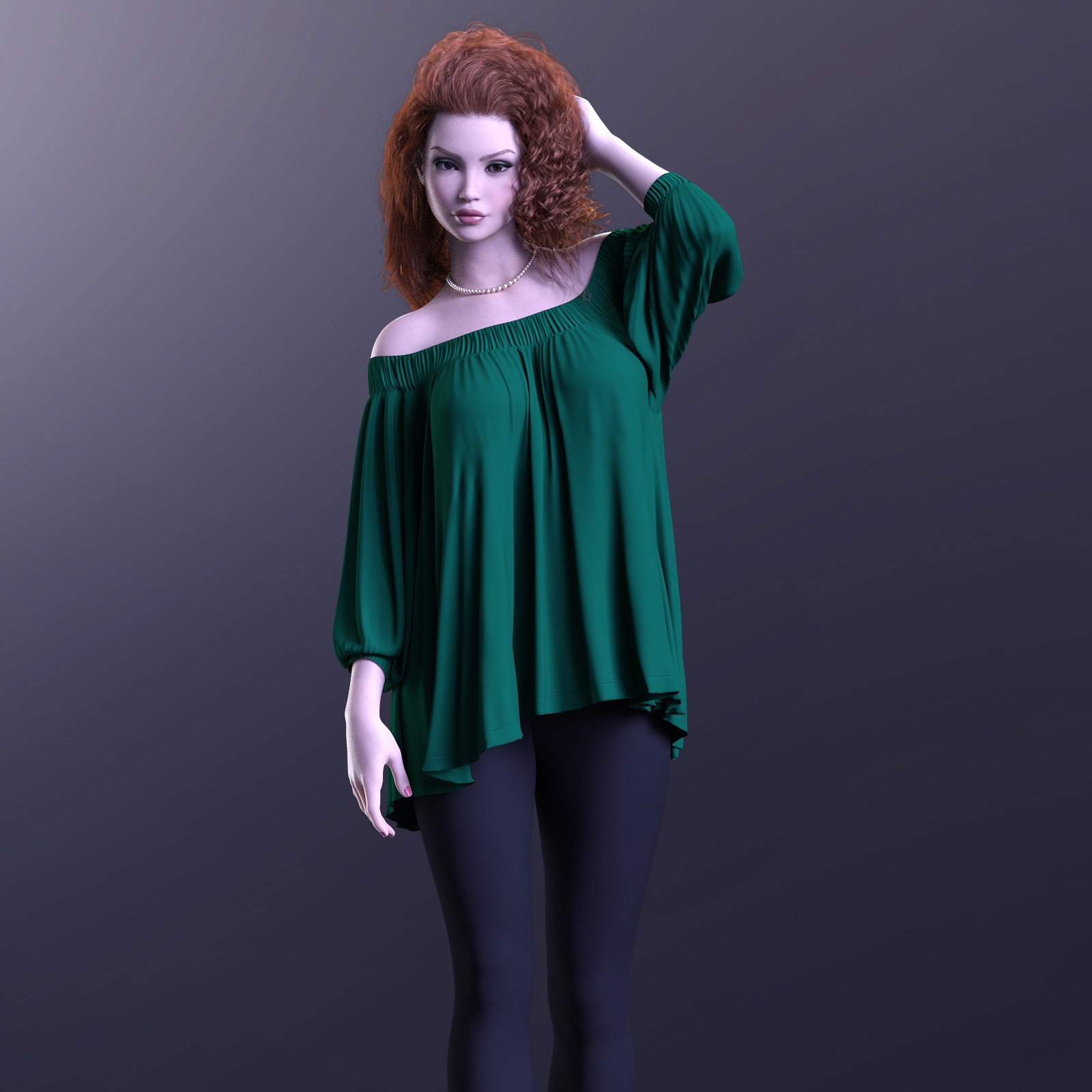 MbM Breezy Fall Outfit for Genesis 8 Female by N/A
