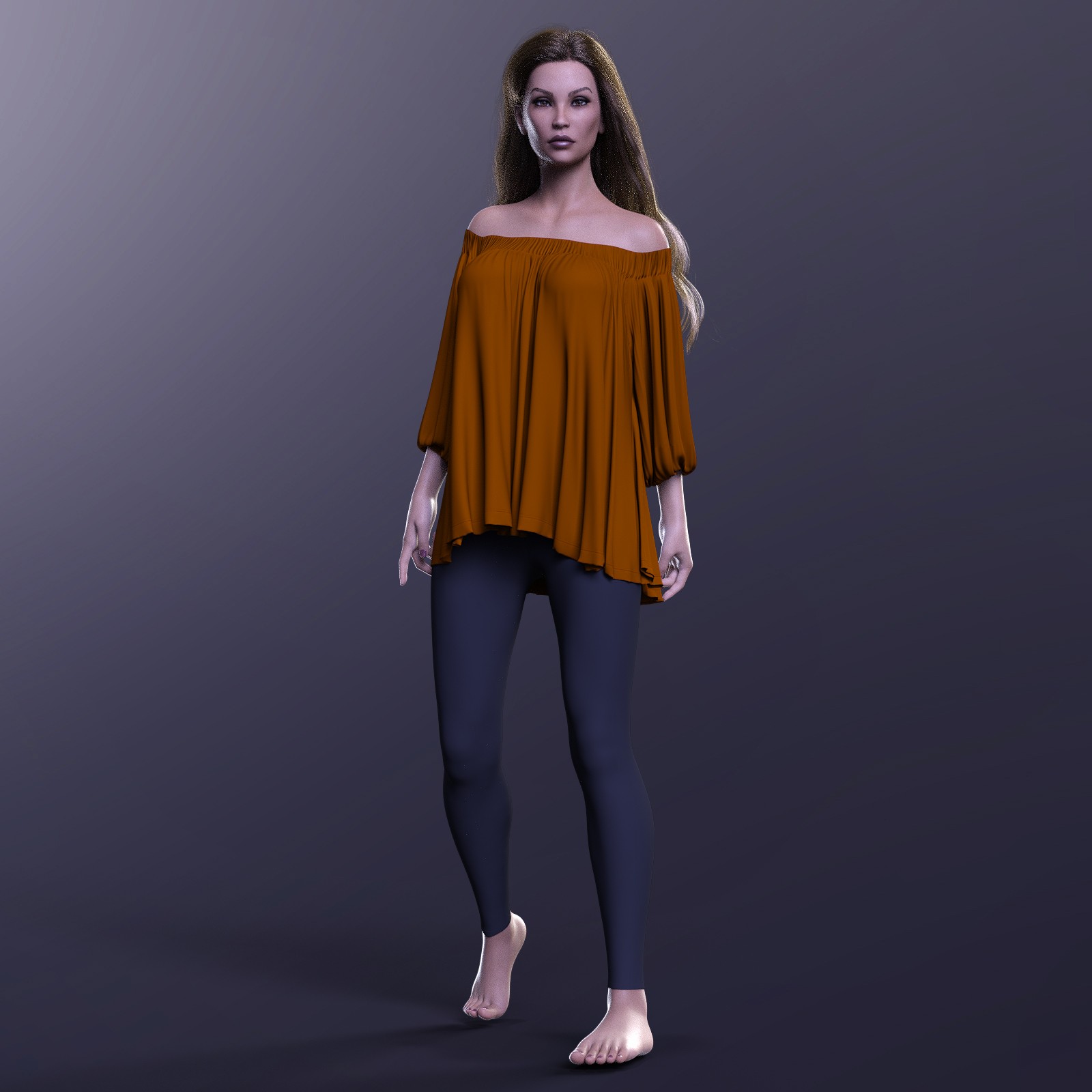 MbM Breezy Fall Outfit for Genesis 8 Female by N/A