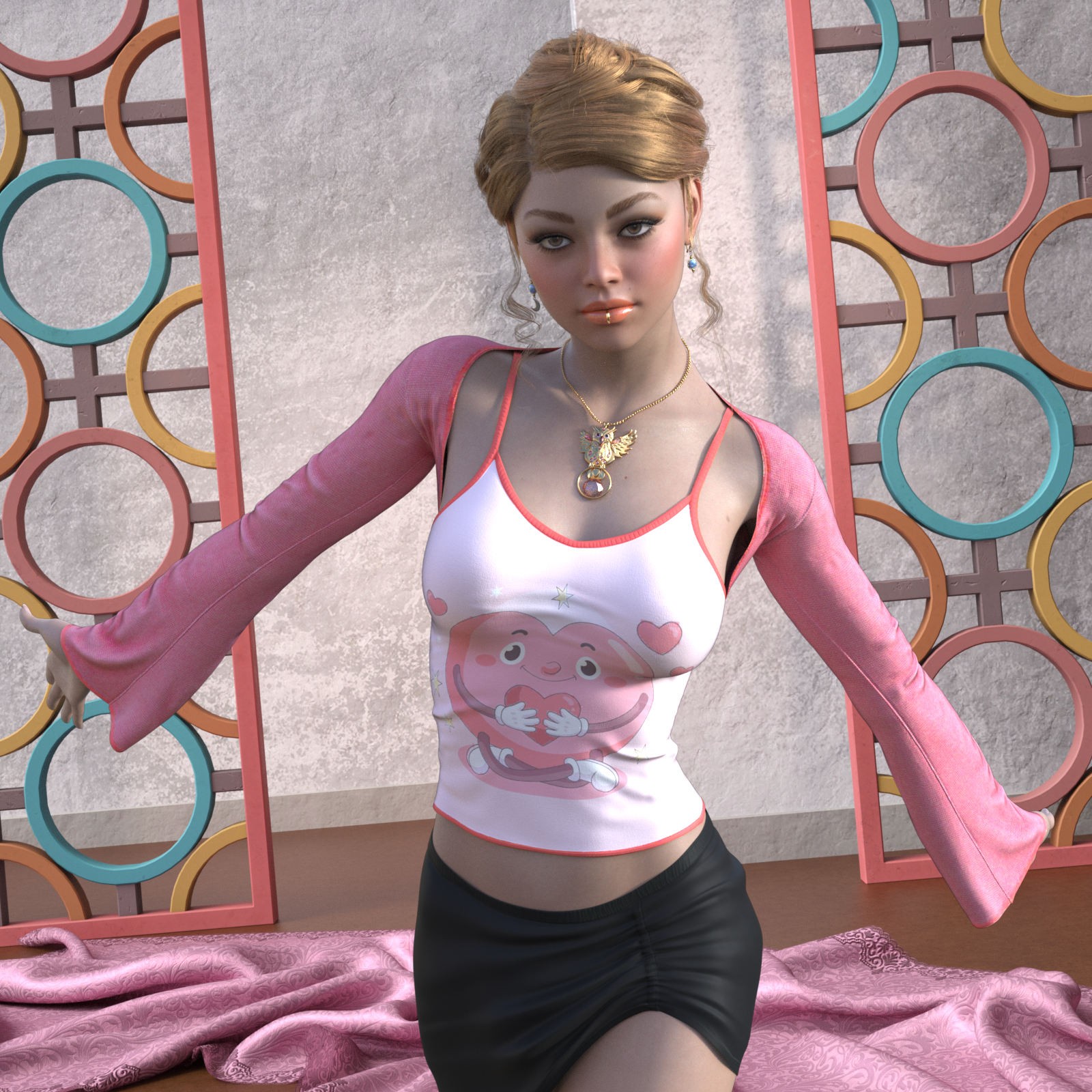 DA-Trendy for dForce Essentials Casual Shrug and Tank G8FG8.1F by Sveva by N/A