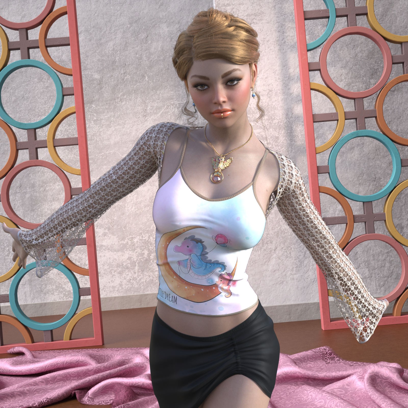 DA-Trendy for dForce Essentials Casual Shrug and Tank G8FG8.1F by Sveva by N/A