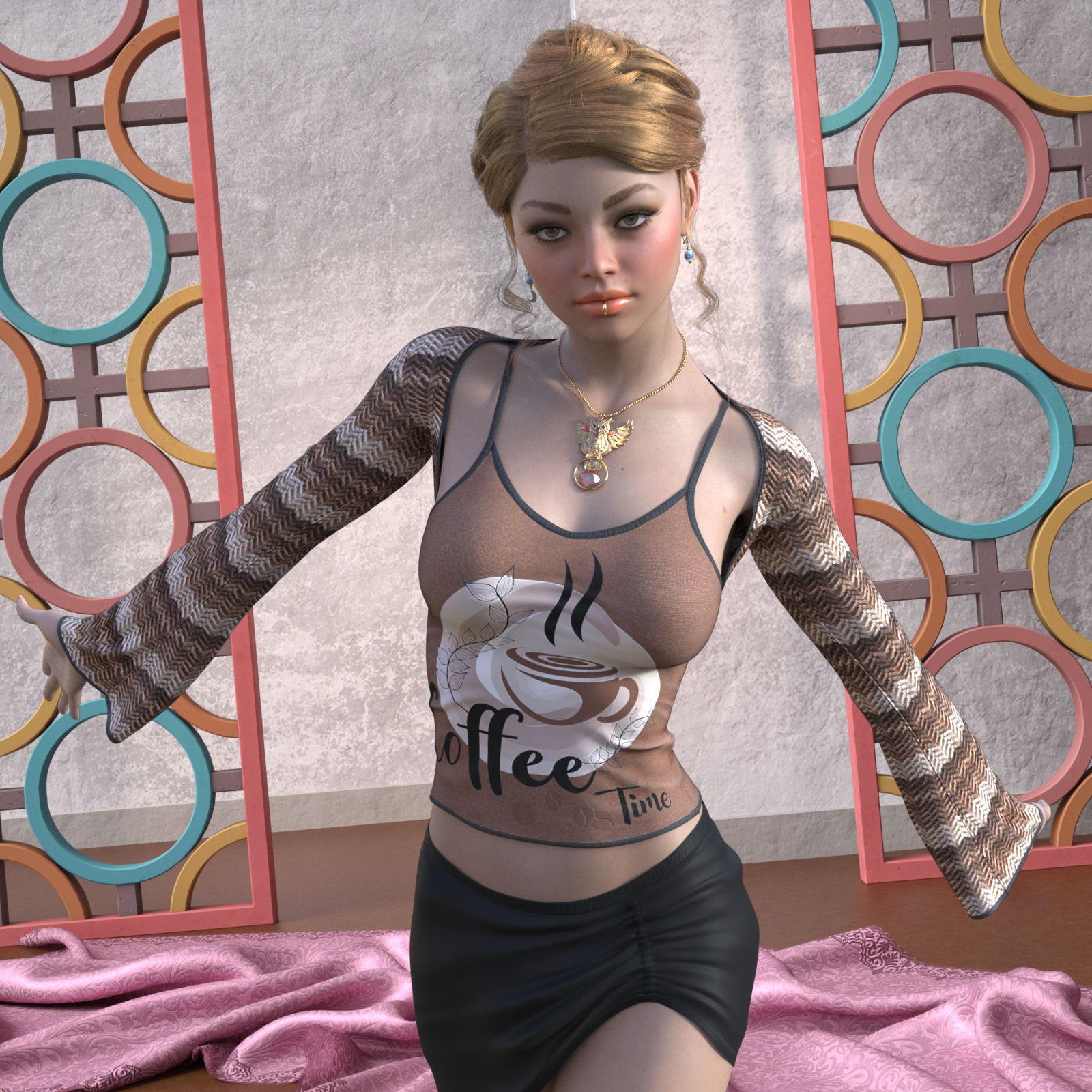 DA-Trendy for dForce Essentials Casual Shrug and Tank G8FG8.1F by Sveva by N/A