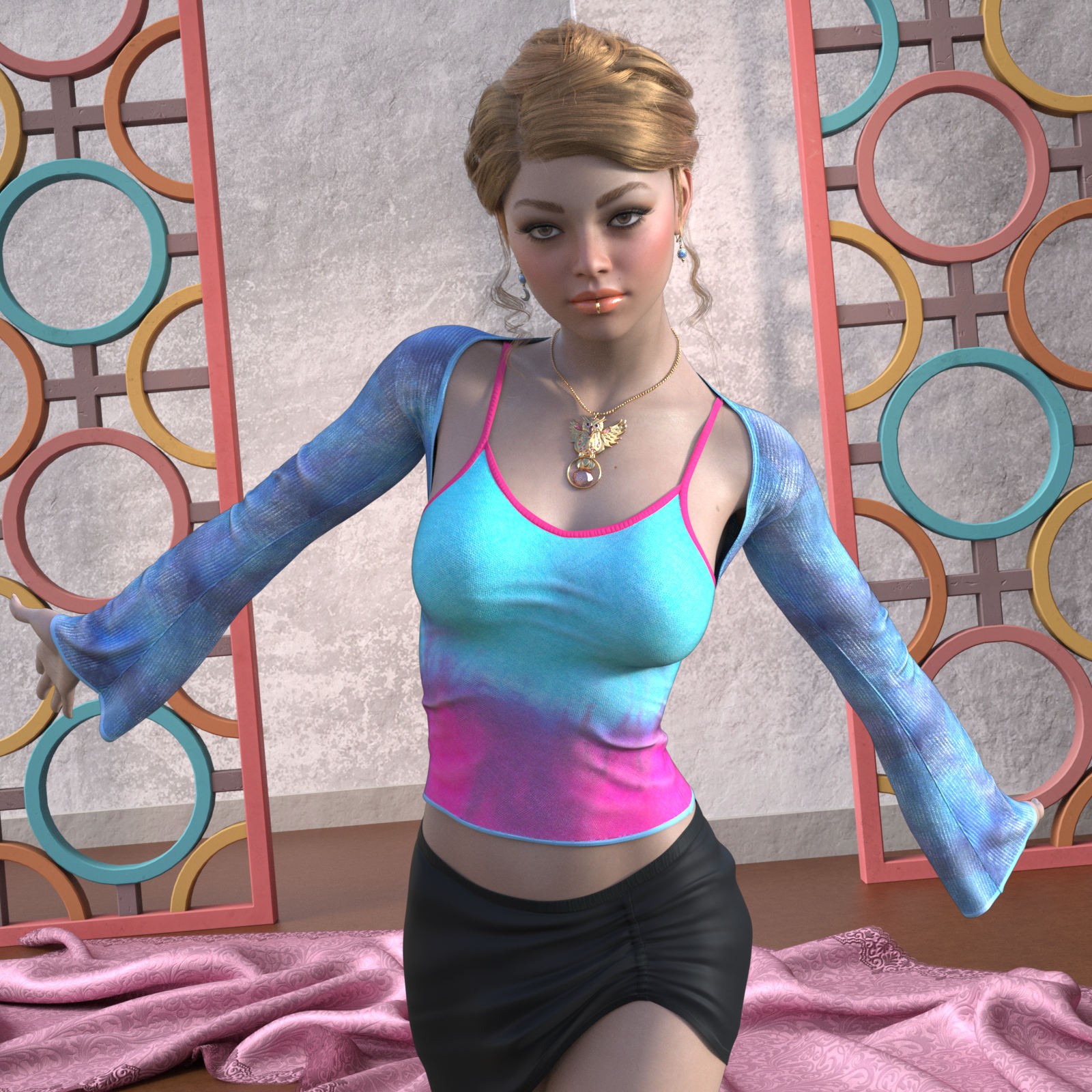 DA-Trendy for dForce Essentials Casual Shrug and Tank G8FG8.1F by Sveva by N/A