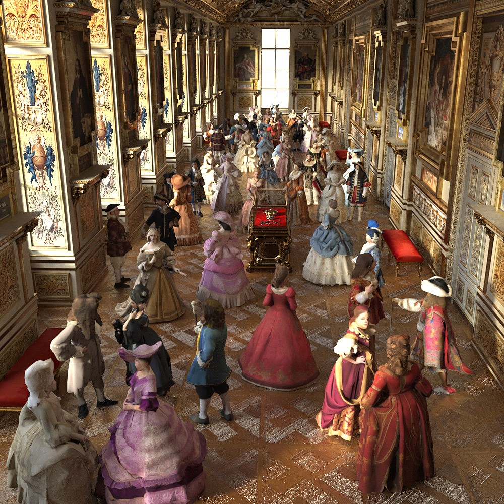 LOWREZ People 17th century for Daz Studio by N/A