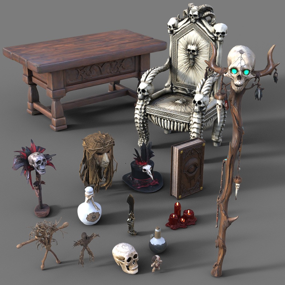 Voodoo Props for Daz Studio by N/A