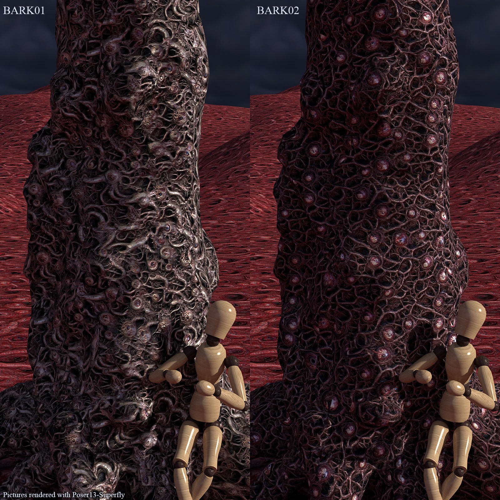 Flinks Rolling Hills - Scary Forest - Bark Textures by N/A