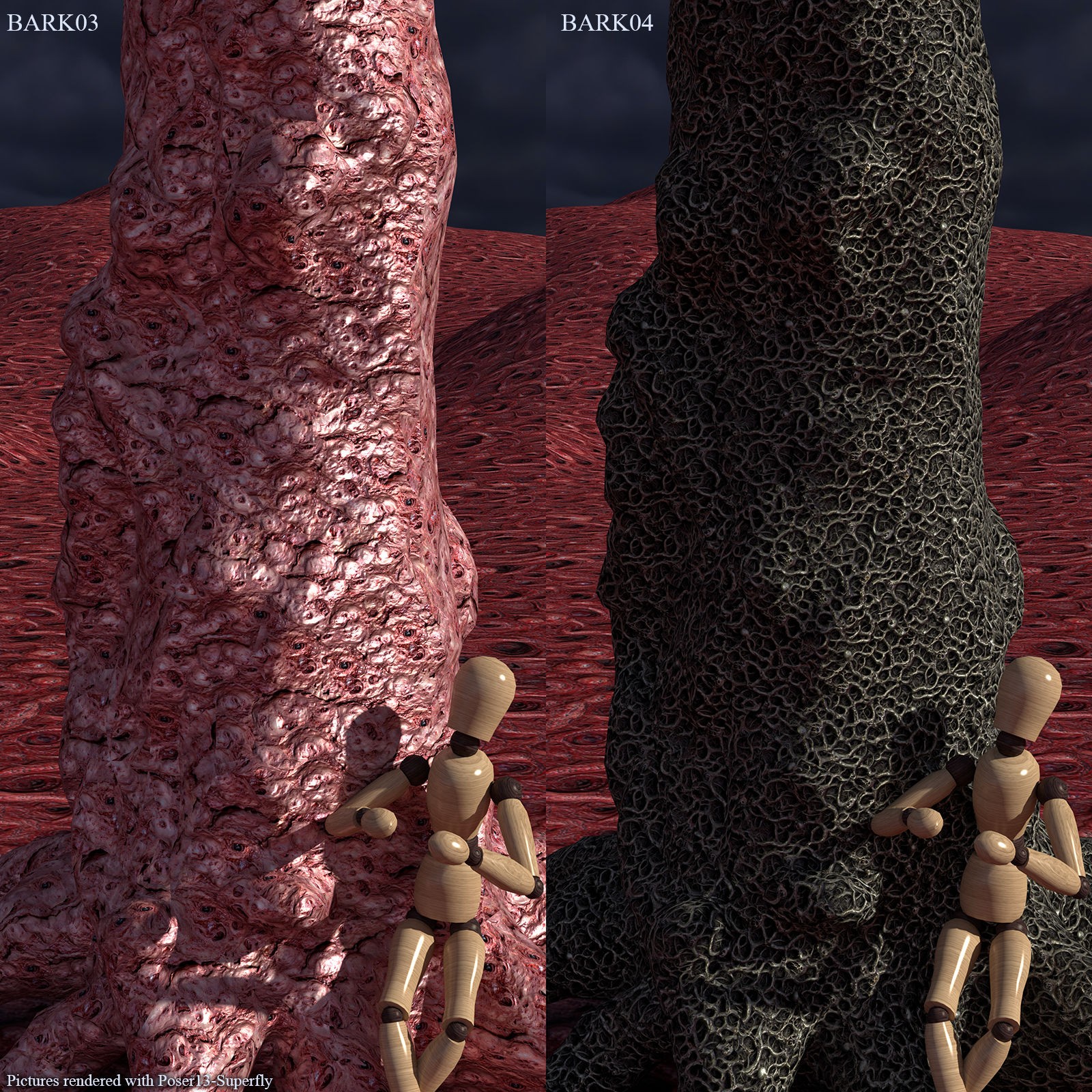 Flinks Rolling Hills - Scary Forest - Bark Textures by N/A