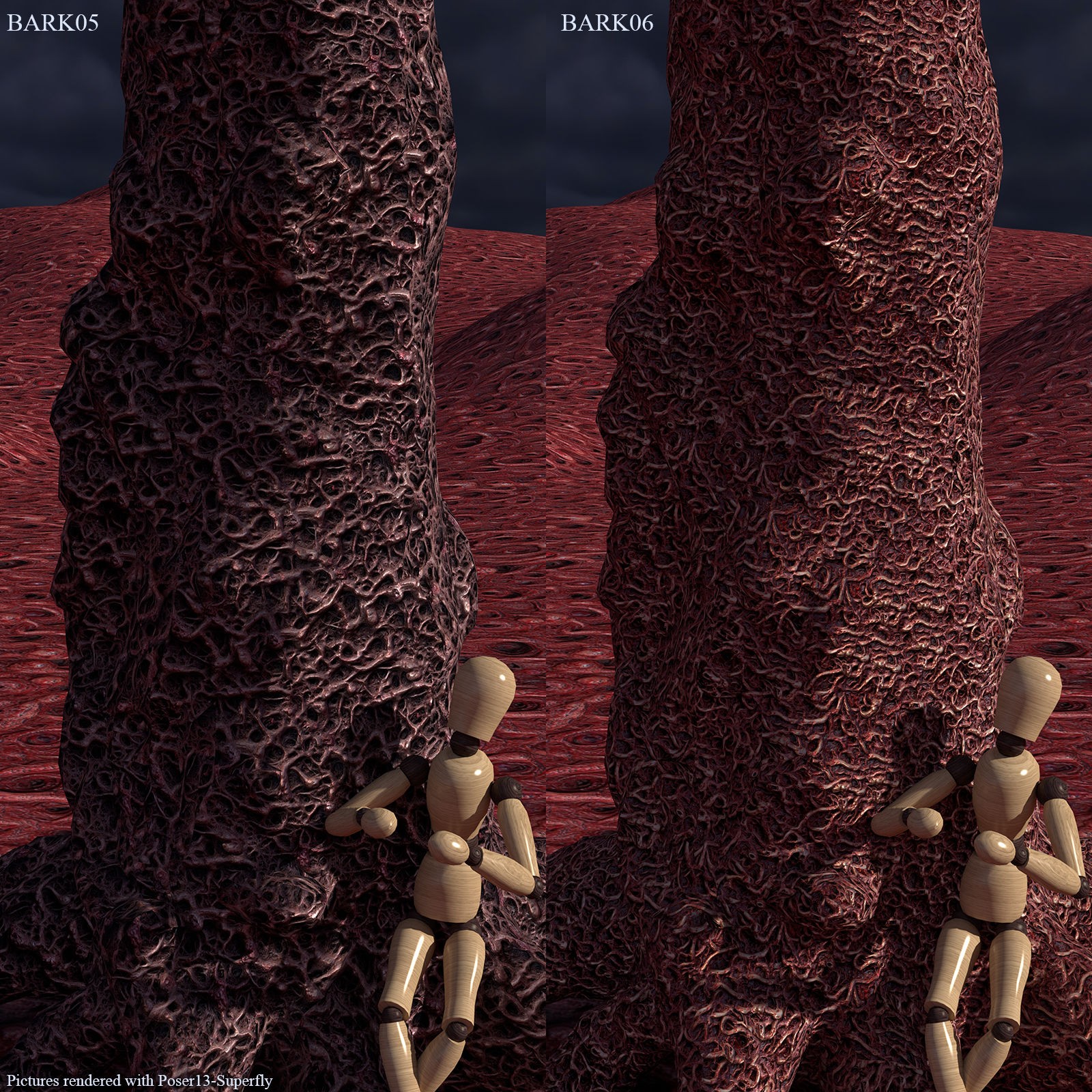 Flinks Rolling Hills - Scary Forest - Bark Textures by N/A
