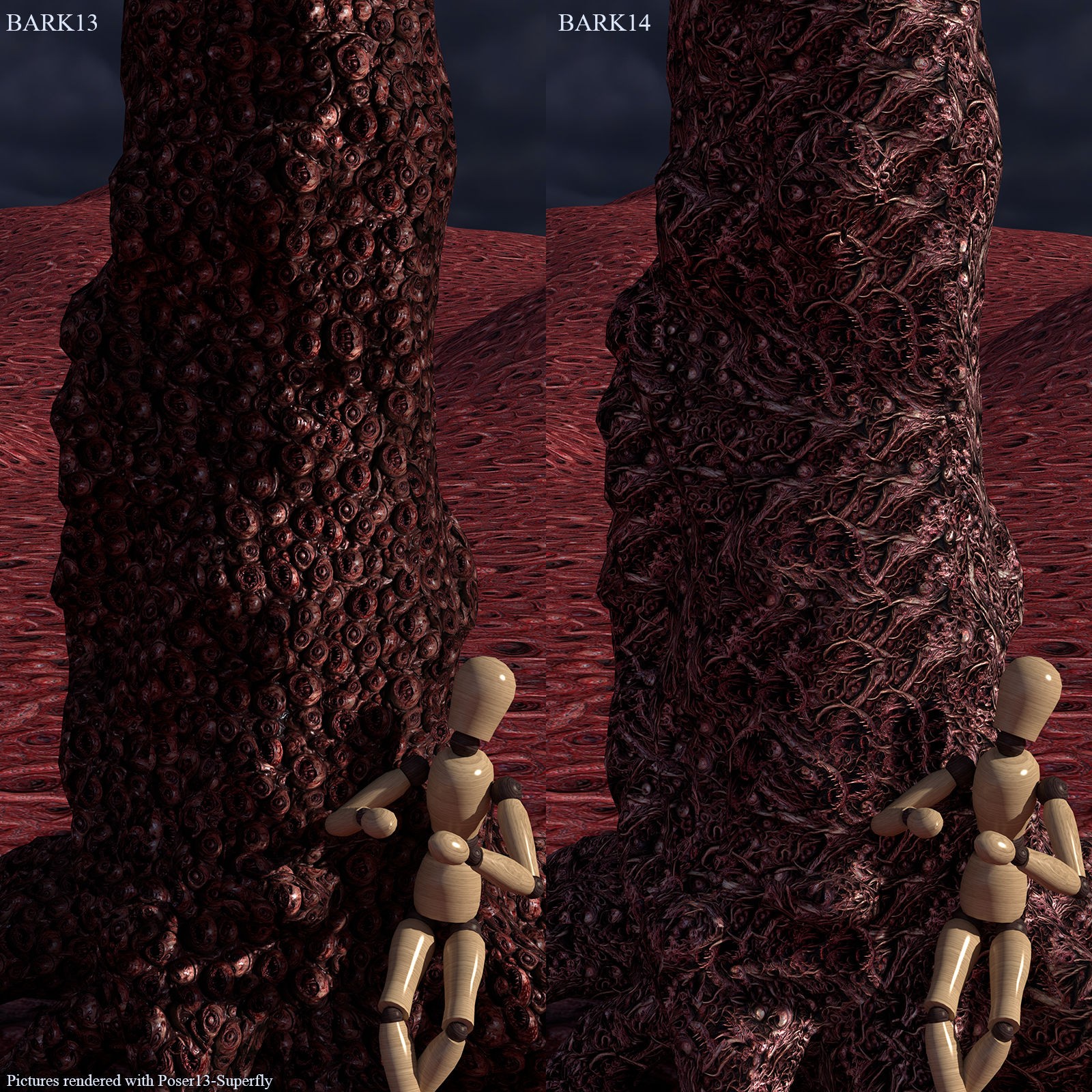 Flinks Rolling Hills - Scary Forest - Bark Textures by N/A