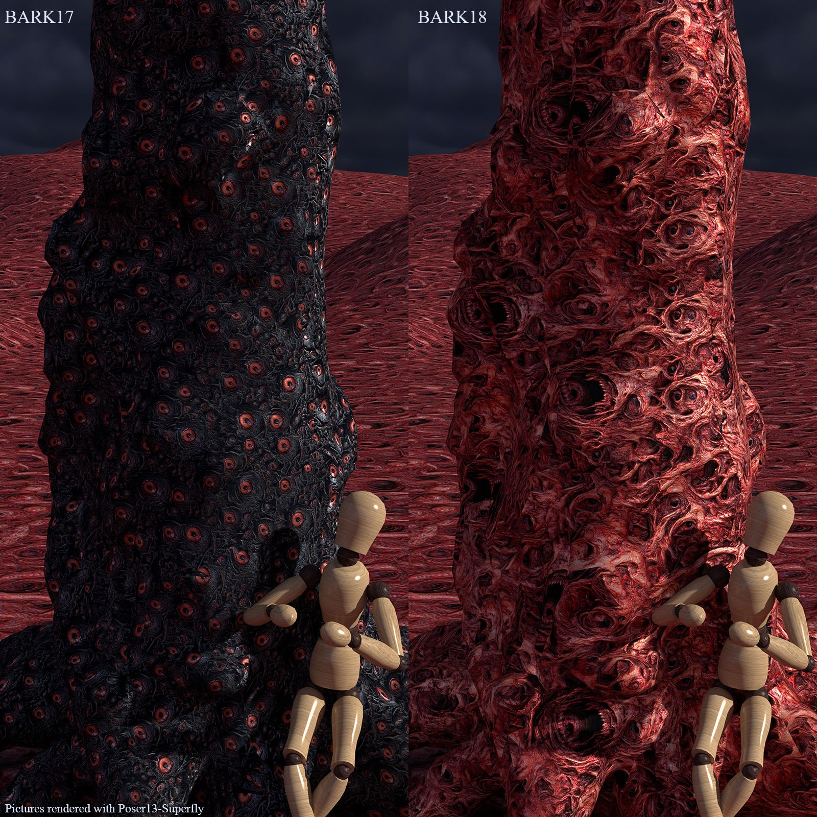 Flinks Rolling Hills - Scary Forest - Bark Textures by N/A