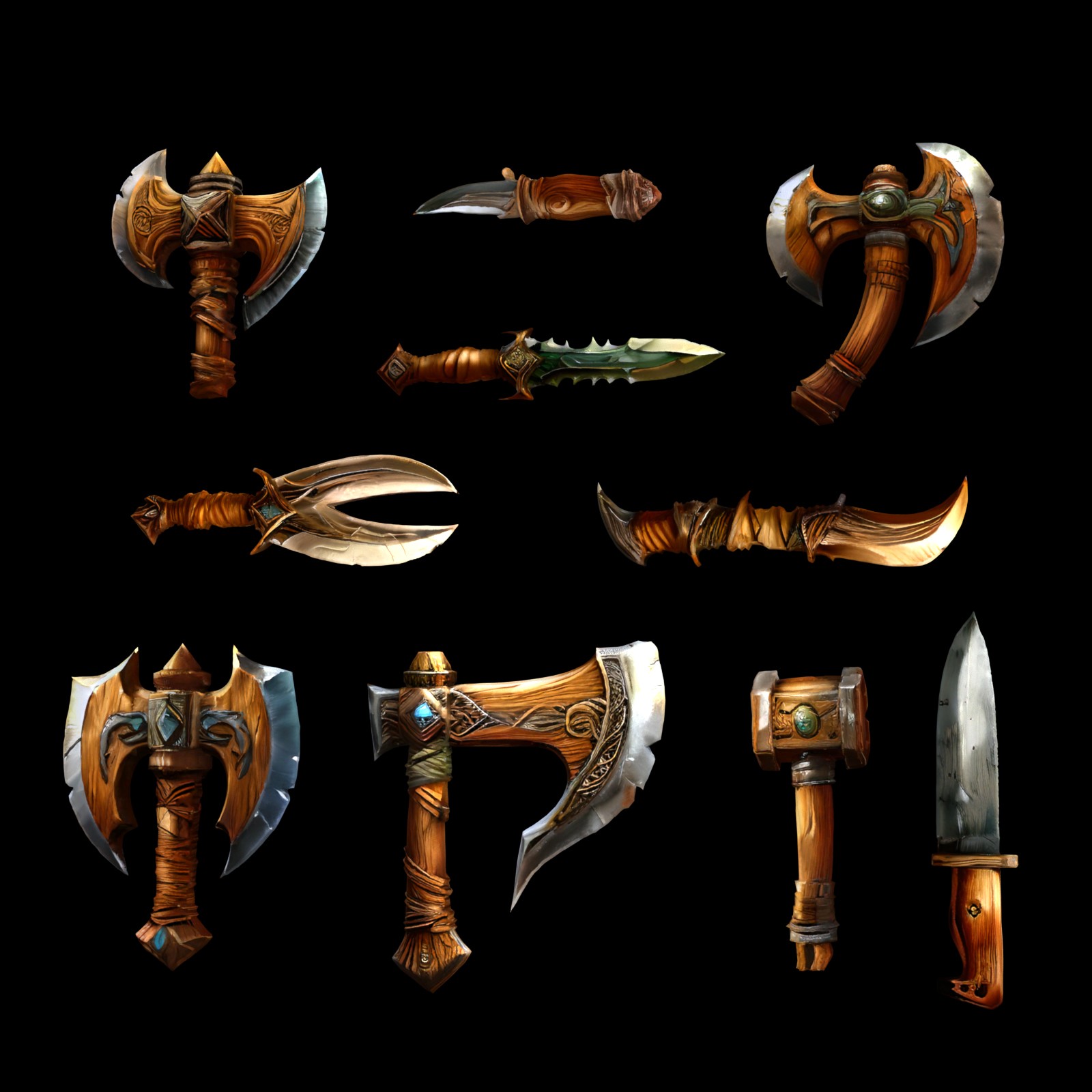 Elf Battlefield Weapon Pack by N/A