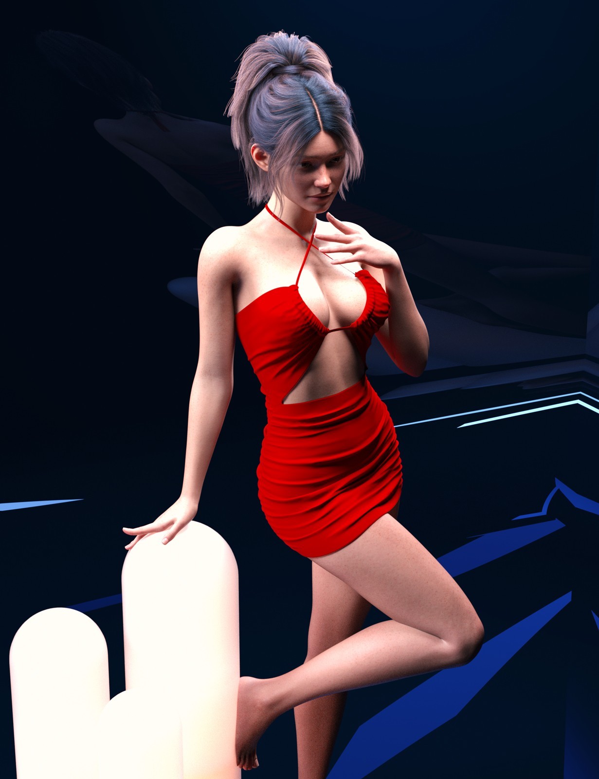 dForce RQL Seduce-Me Ruched Dress G9 by N/A