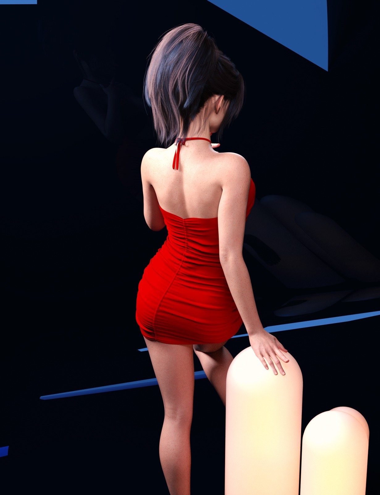 dForce RQL Seduce-Me Ruched Dress G9 by N/A