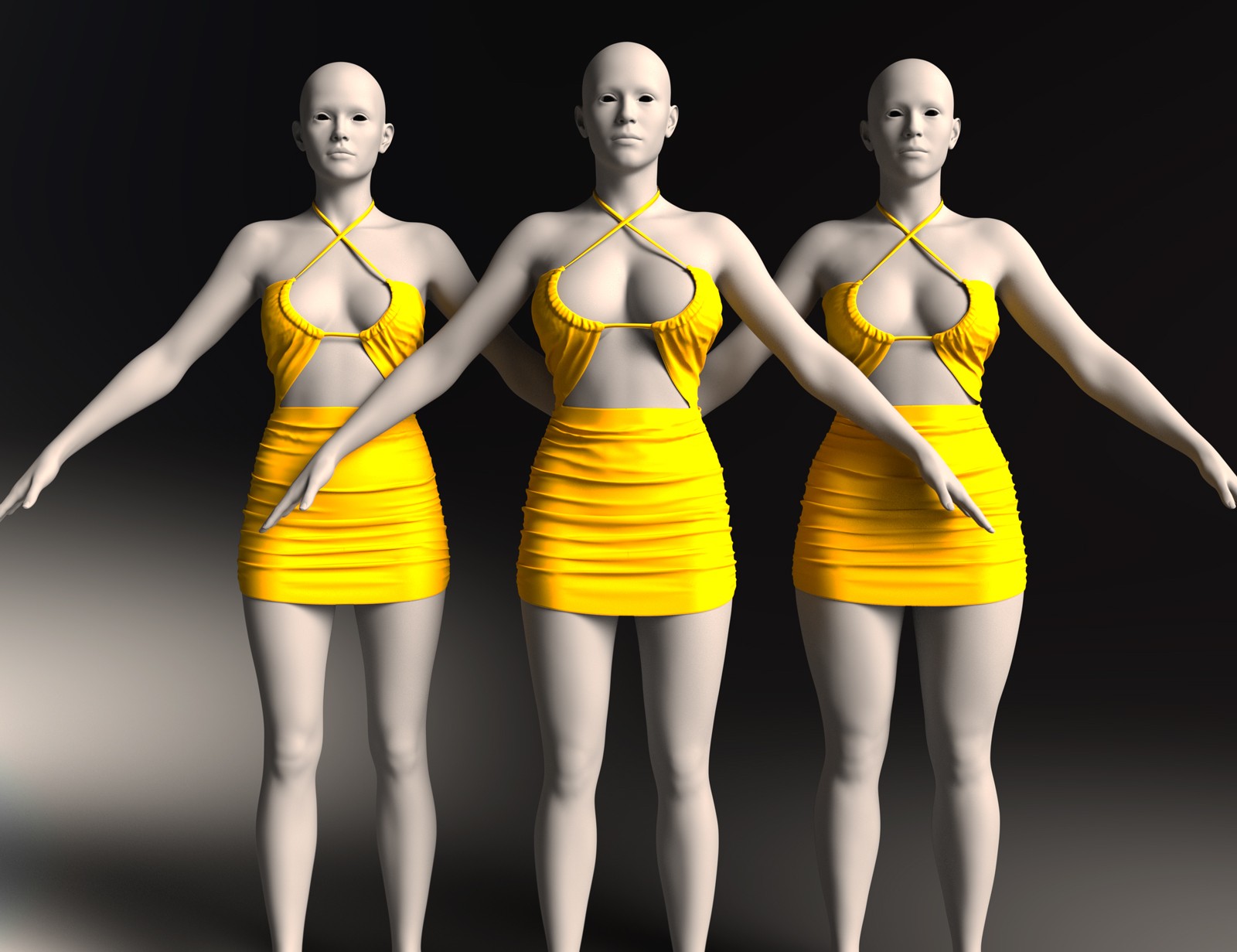 dForce RQL Seduce-Me Ruched Dress G9 by N/A