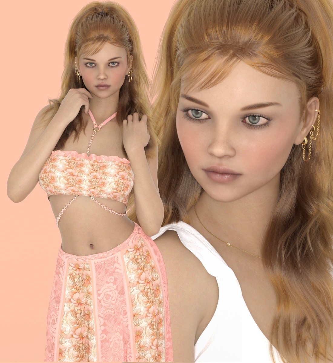 ST13 Meshgames Peaches G8F & Outfit by N/A