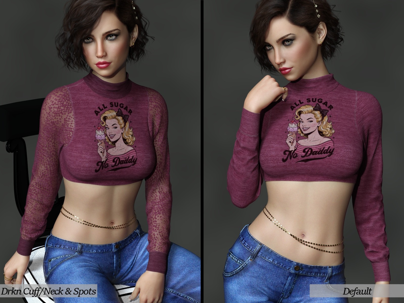 7th Ave: dForce Cozy Cropped Sweater G8FG8.1F by N/A