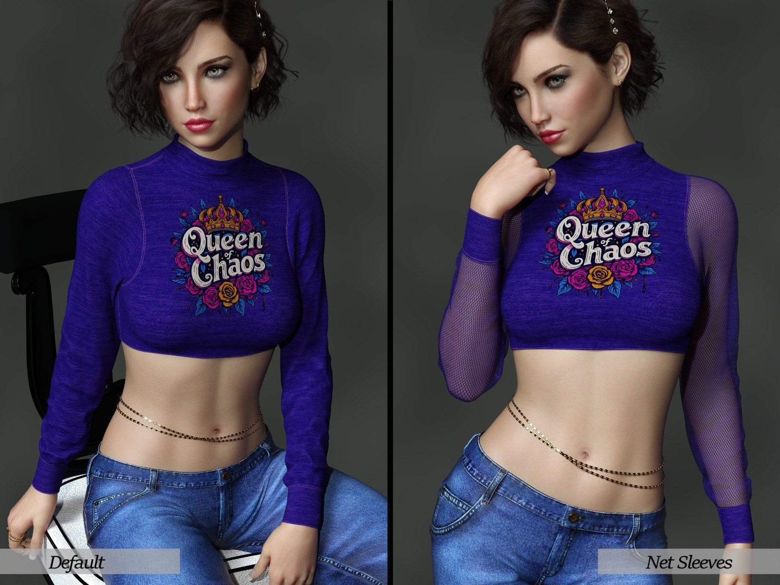 7th Ave: dForce Cozy Cropped Sweater G8FG8.1F by N/A