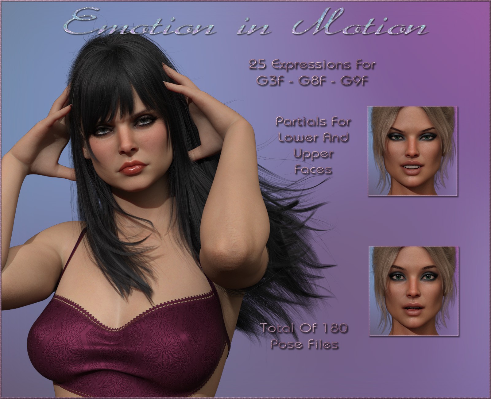Emotion in Motion - Expressions for G9F-G8F-G3F by N/A