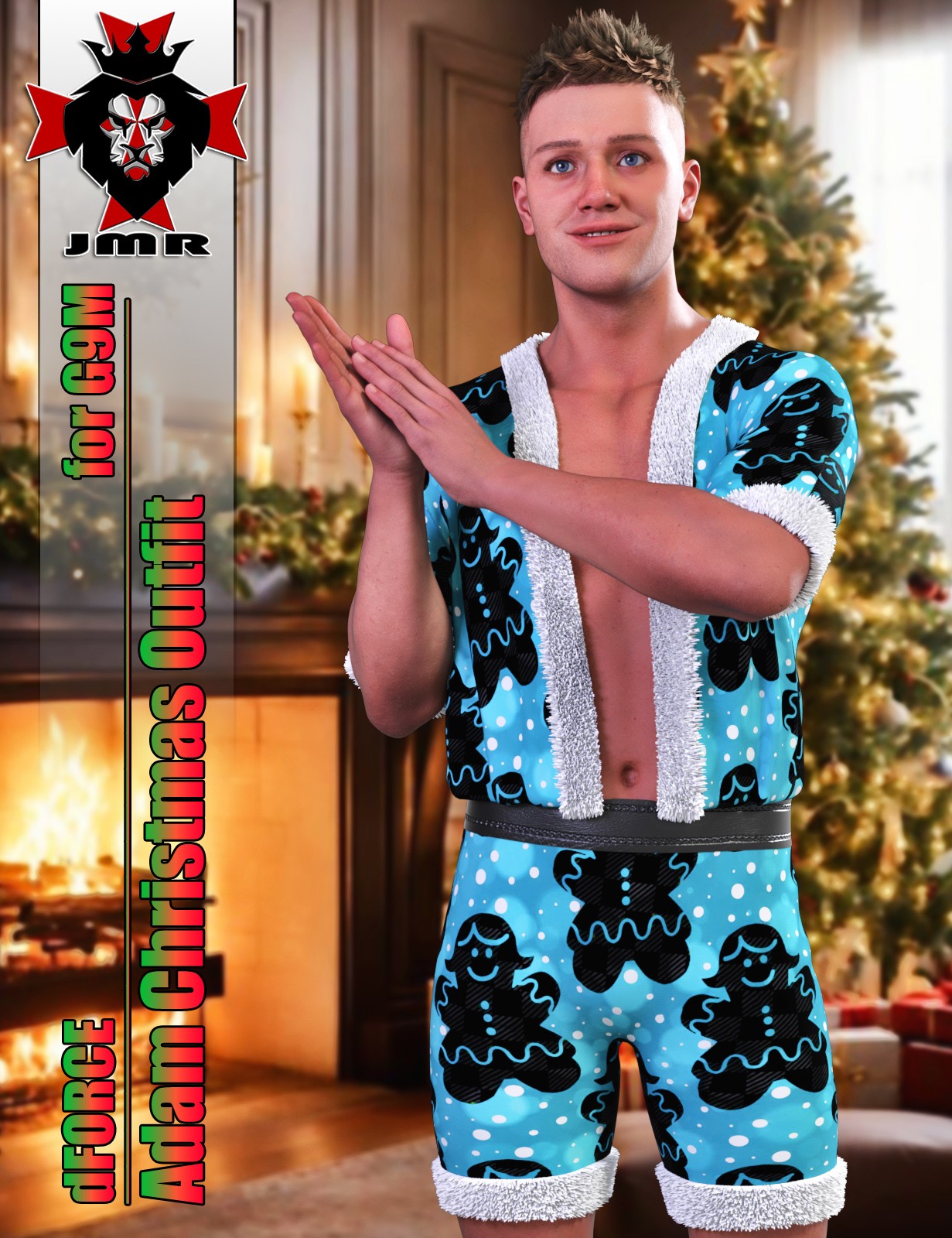 JMR dForce Adam Christmas Outfit for G9M by N/A