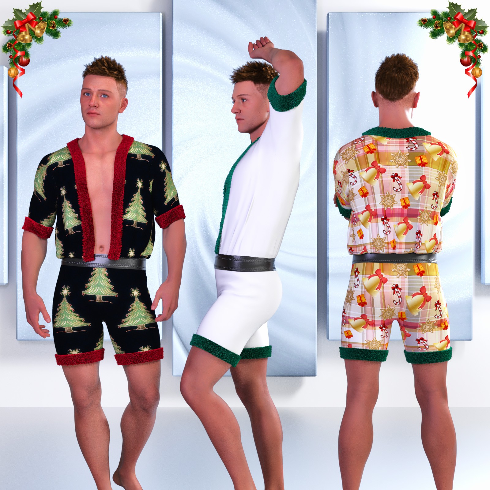 JMR dForce Adam Christmas Outfit for G9M by N/A