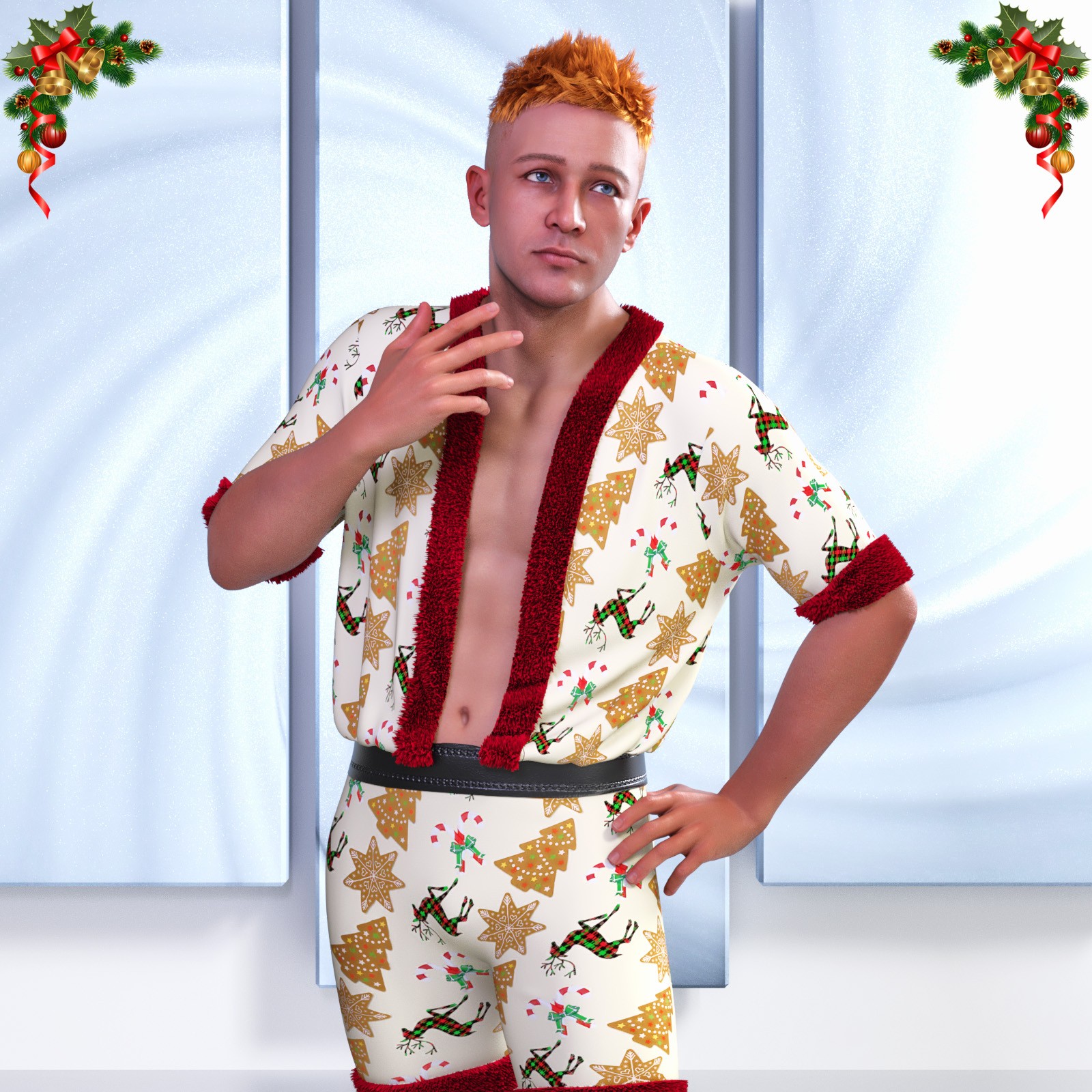 JMR dForce Adam Christmas Outfit for G9M by N/A