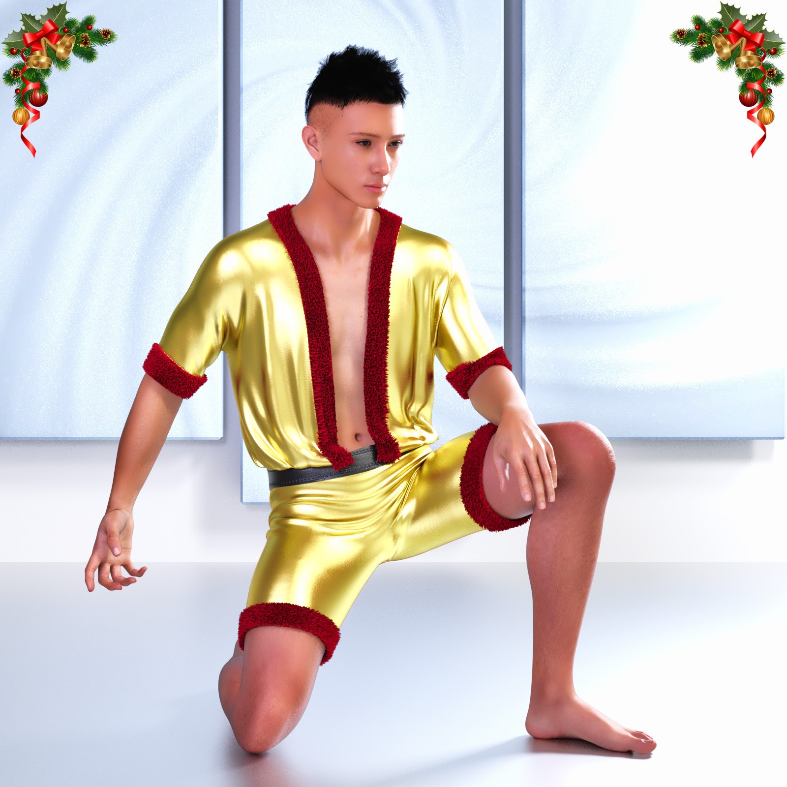 JMR dForce Adam Christmas Outfit for G9M by N/A