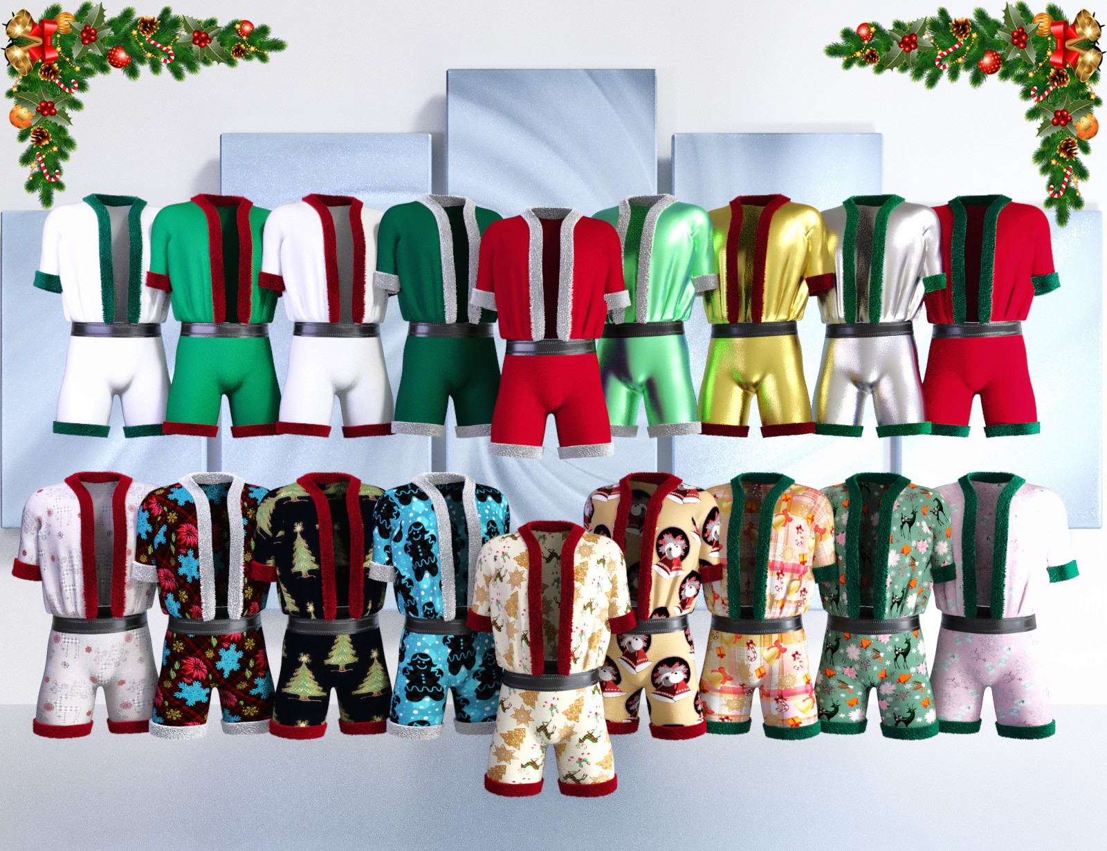 JMR dForce Adam Christmas Outfit for G9M by N/A