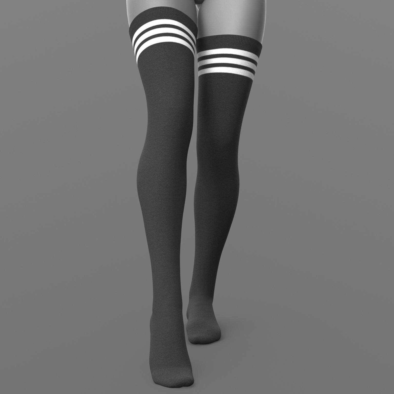Shirt Long and Stockings G8 Female by N/A
