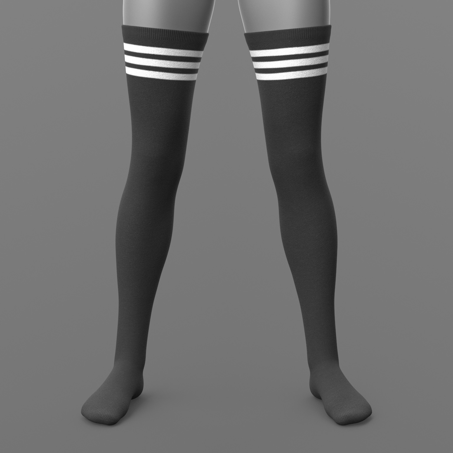 Shirt Long and Stockings G8 Female by N/A