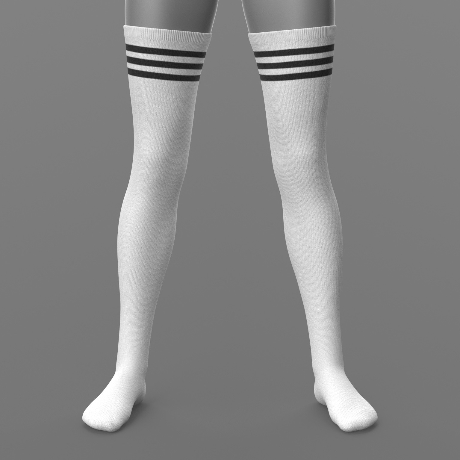 Shirt Long and Stockings G8 Female by N/A