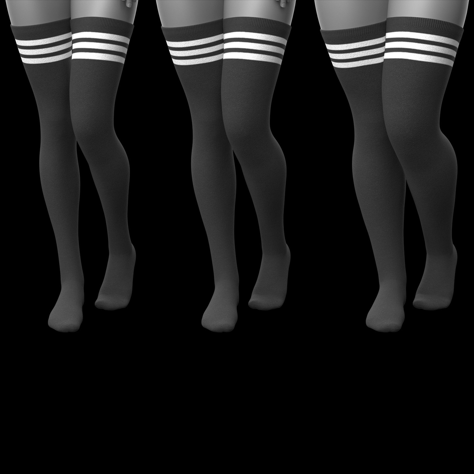 Shirt Long and Stockings G8 Female by N/A