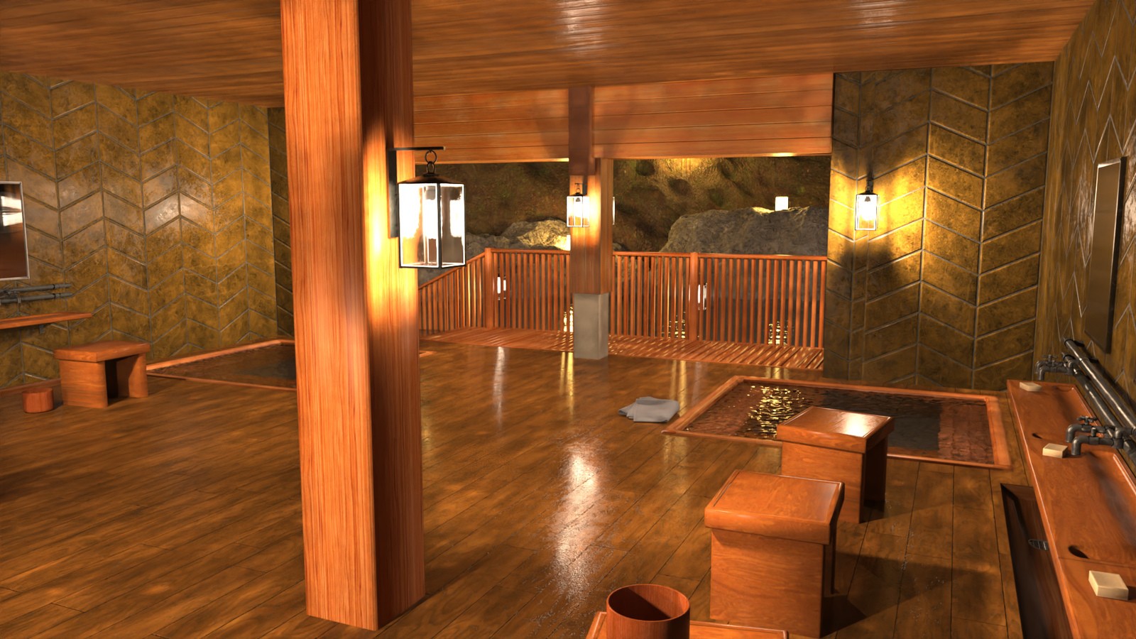 HF3D Outdoor Bathhouse by N/A