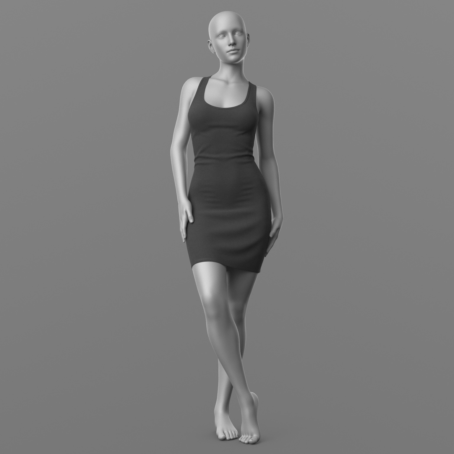 Tank Top Dress G8 Female by N/A