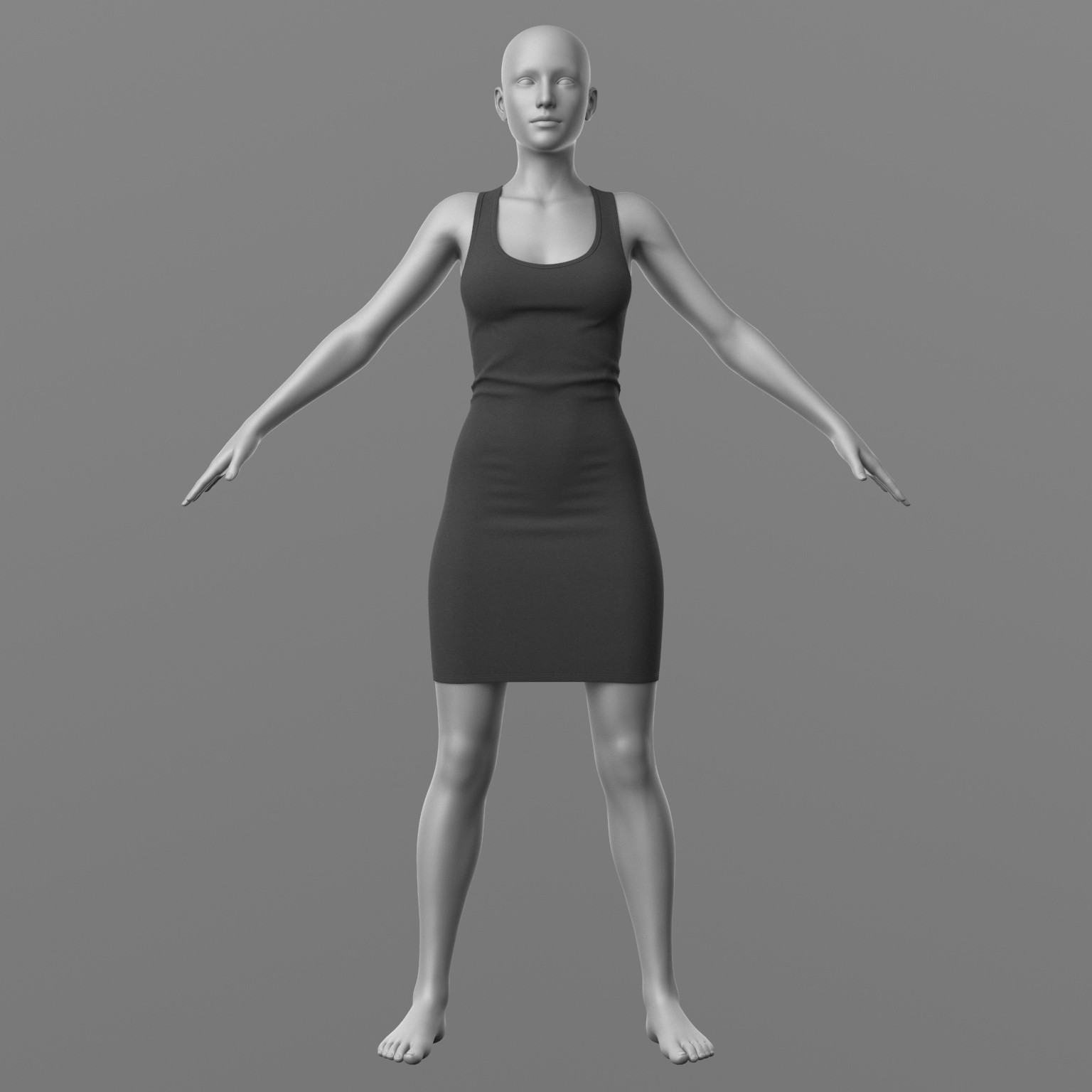 Tank Top Dress G8 Female by N/A