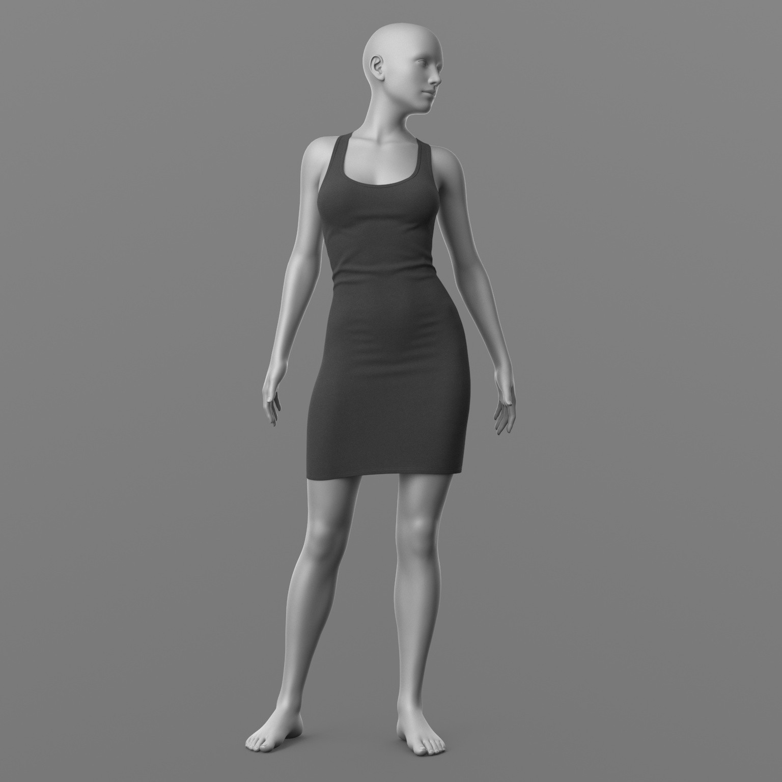 Tank Top Dress G8 Female by N/A